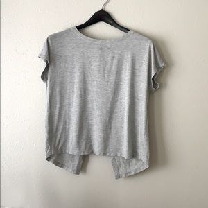 Open Back yoga shirt